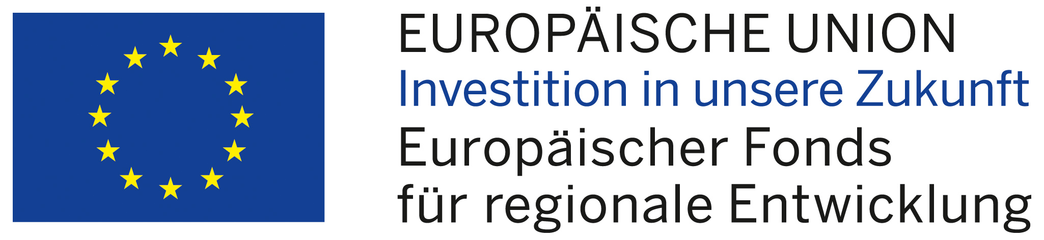 Logo Europäischer Fonds für regionale Entwicklung